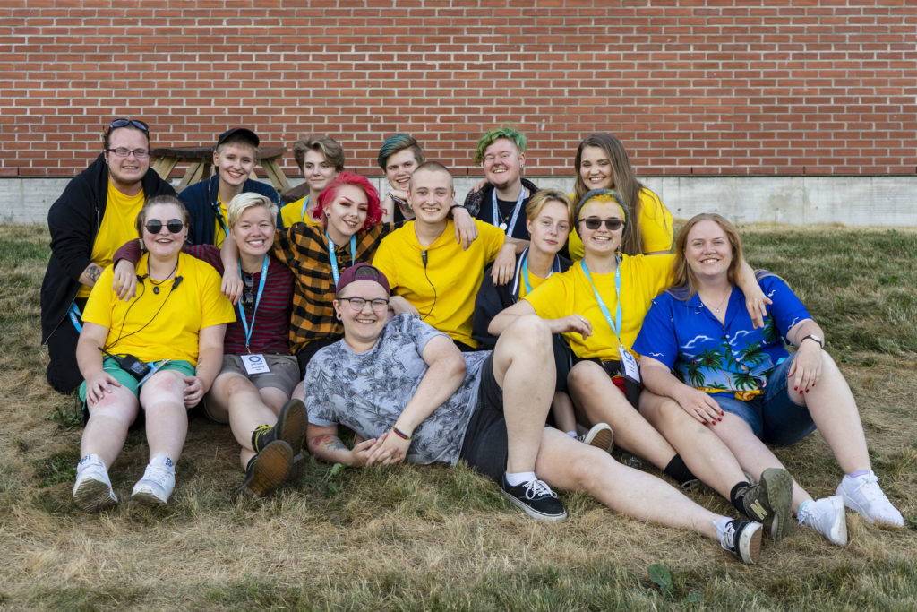 Gruppebilde av Frivillige på Jafnadhr 2018
